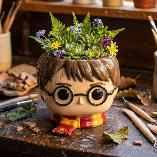 Harry Potter Plant Pot